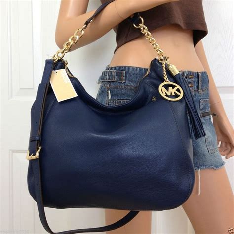 tote bag michael kors navy|Michael Kors blue crossbody bag.